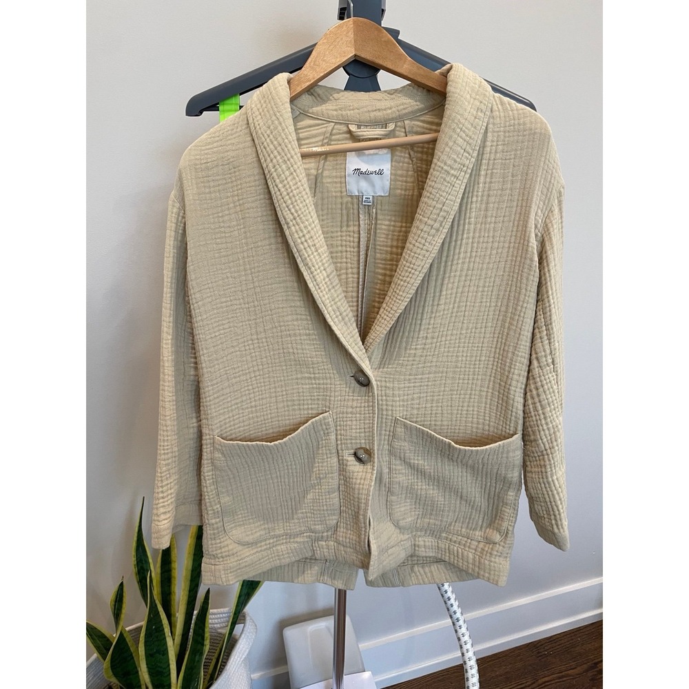 Madewell Beige Textured Jacket